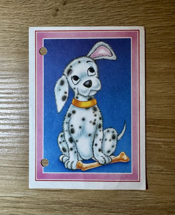 Karteczka do segregatora notesikowa piesek