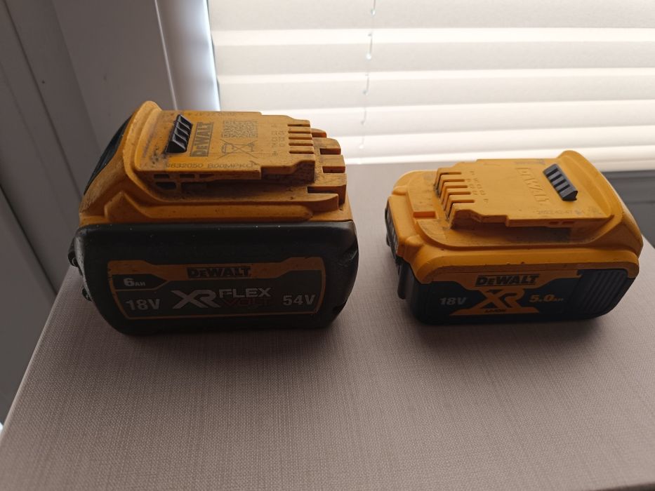 Dewalt bateria akumulator 6ah 5ah zestaw