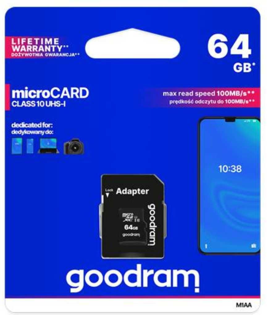 Karta pamięci SDXC Goodram 64GB