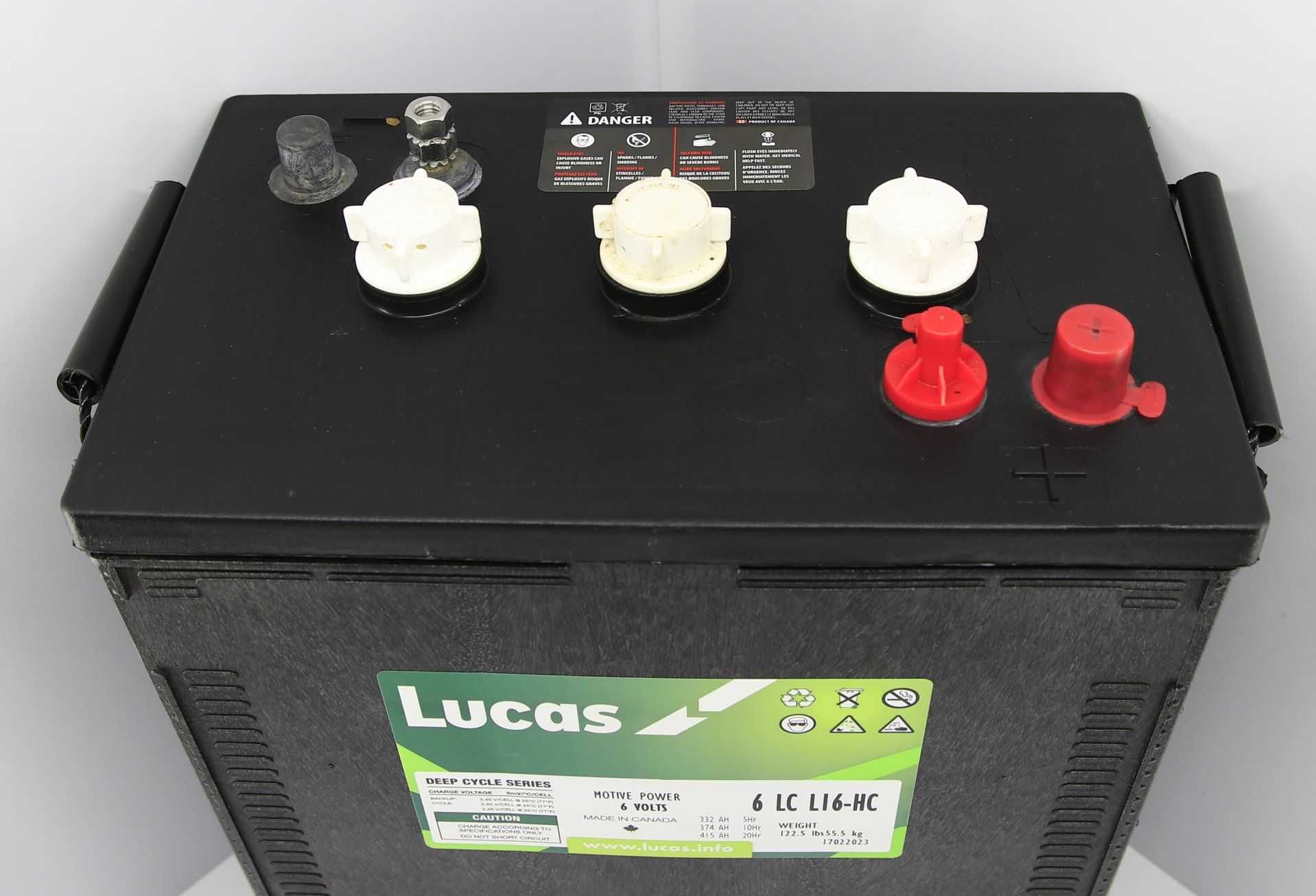Akumulator trakcyjny LUCAS T-125 6V 230Ah