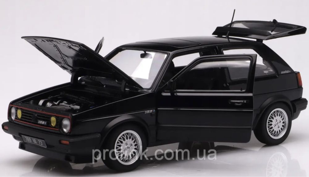 Колекційна модель авто Volkswagen Golf 2 GTI "Match", 1/18 Norev