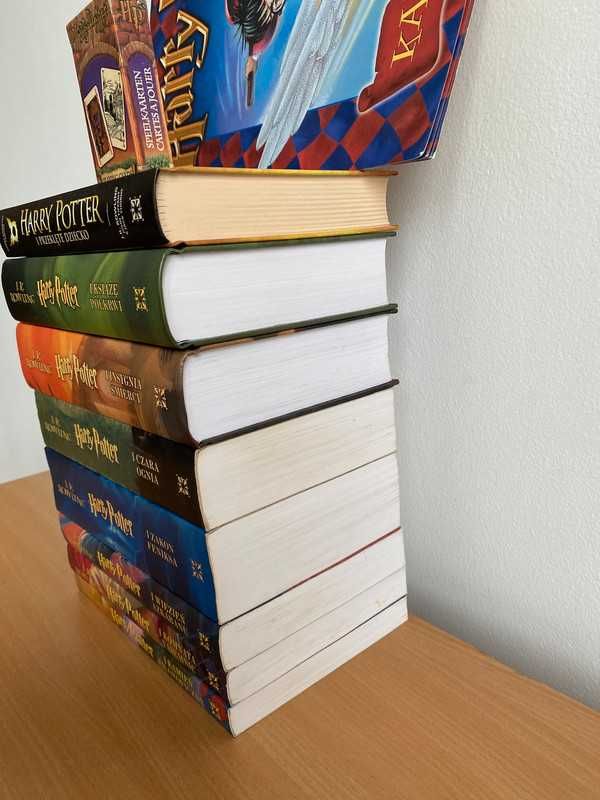 Kolekcja książek „Harry Potter” Pierwsze Wydanie (Tom 1-7), + Gratis