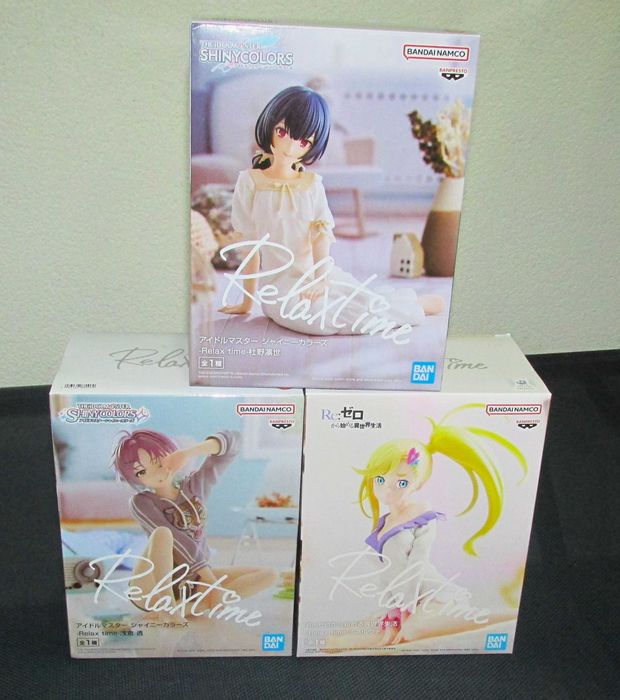Pack 3 Figuras RelaxTime Banpresto