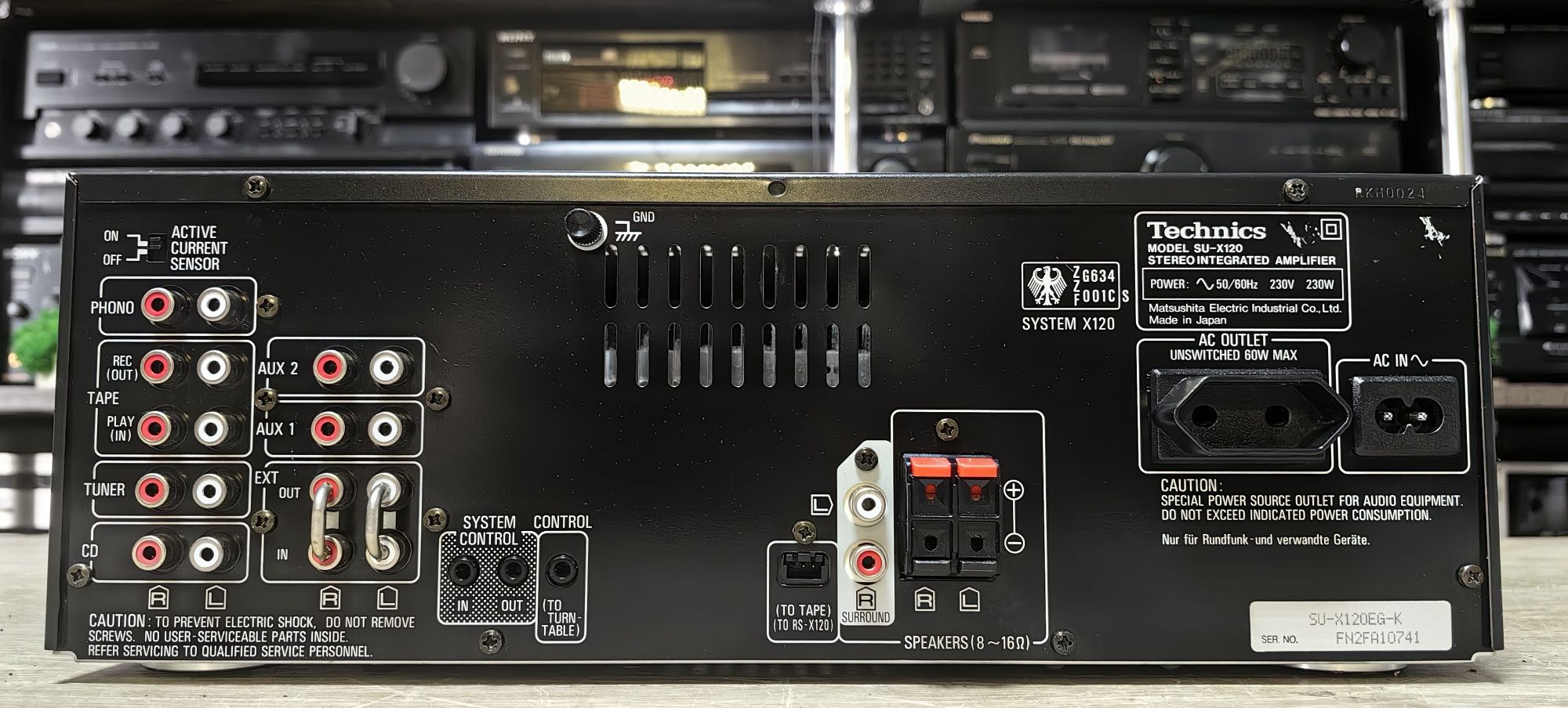 Підсилювач Technics SU-X120/8Ω