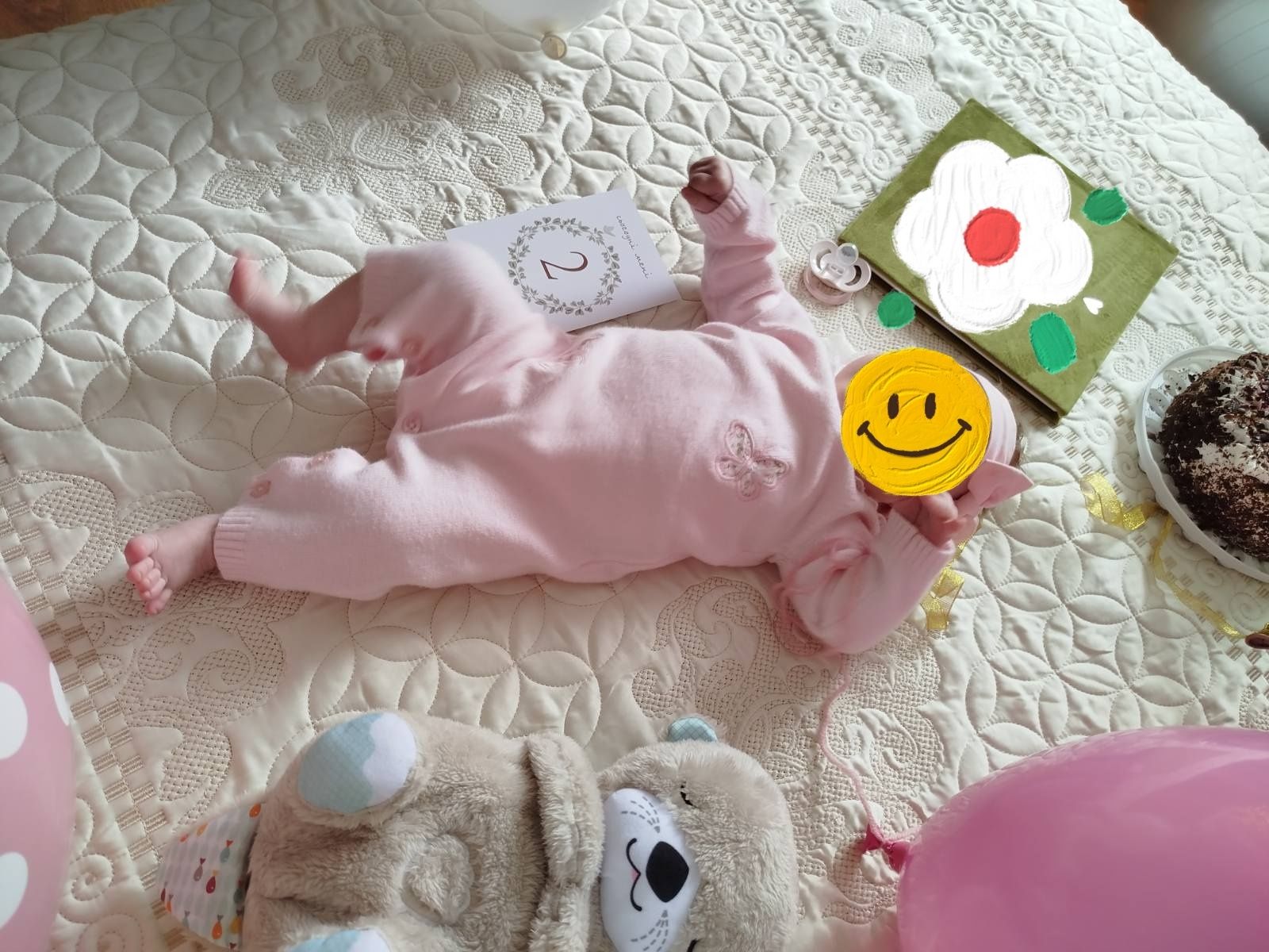 Бодік на 0-3 місяці для дівчинки