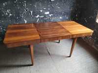 Stół rozkładany Halabala art deco drewno duzy retro 50