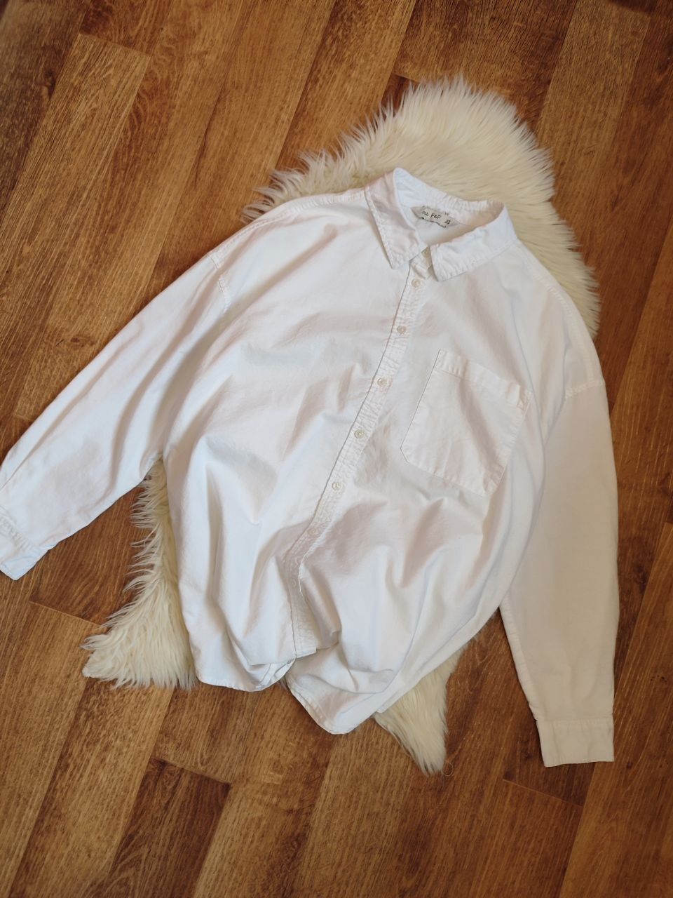 Сорочка рубашка котон  оверсайз F&F l/xl(18)