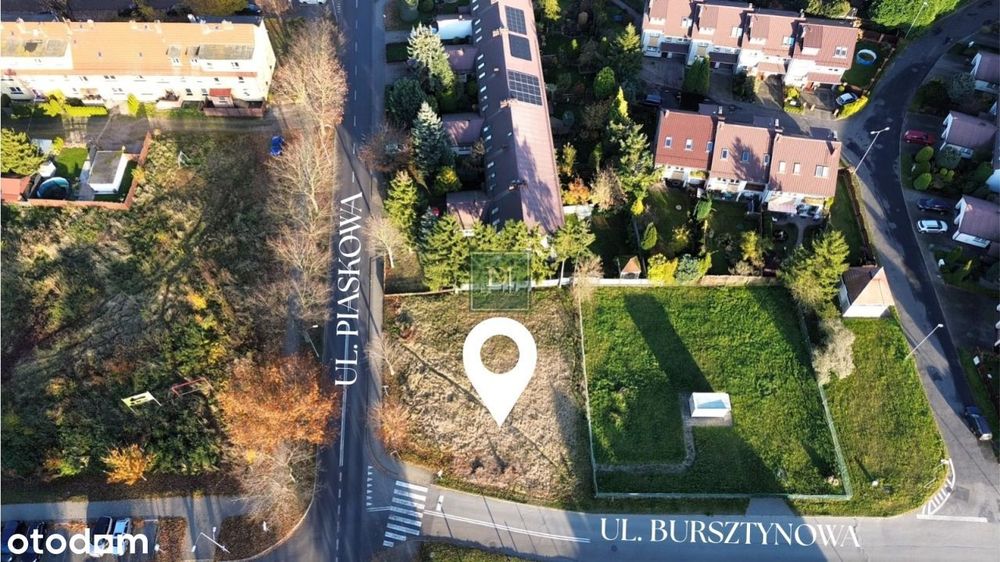 Działka budowlana 488 m² - Police, ul. Piaskowa