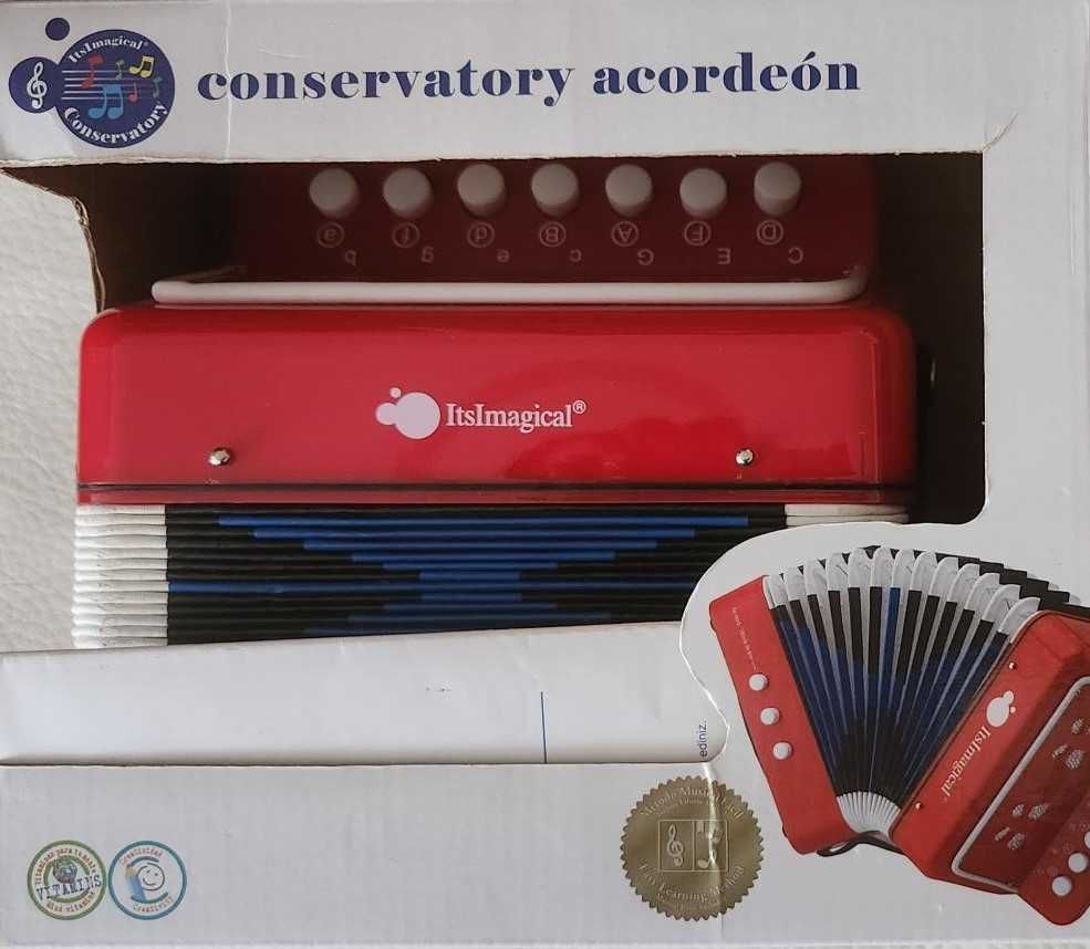 Mini Acordeão infantil - Conservatory Acordeón, da Imaginarium