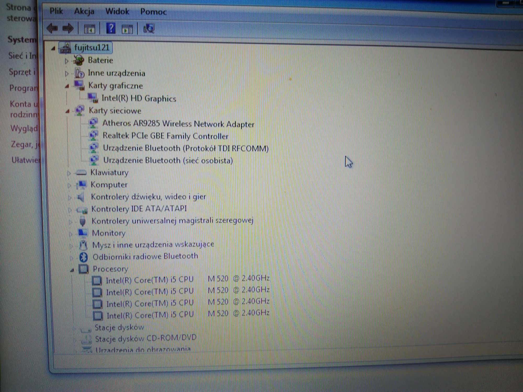 Laptop Fujitsu A530