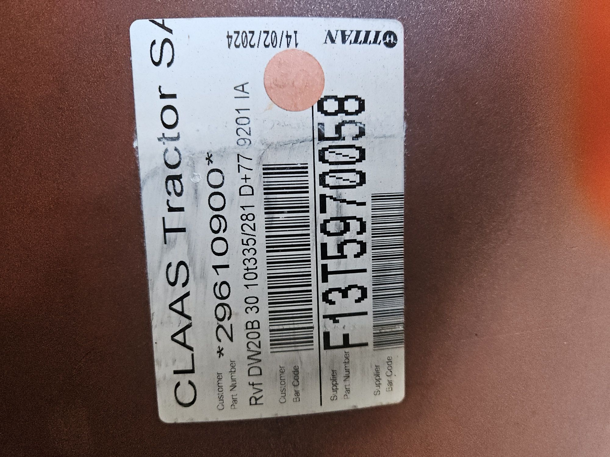 Felga felgi Claas Axion 800,830,850,870 nowe
