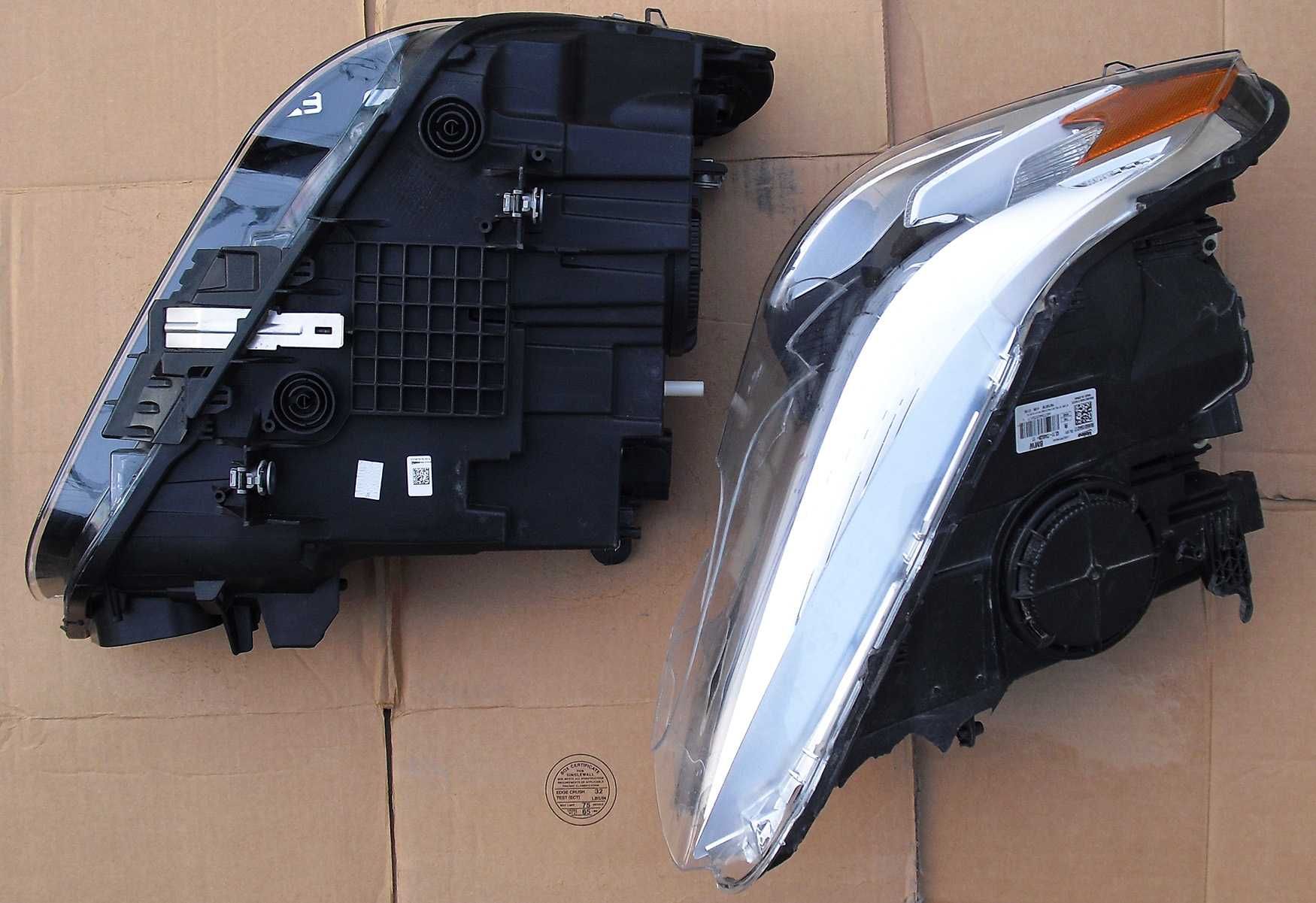 Передние фары на BMW X1 кузов F48 рестайл передні фари 2019 – 2022
