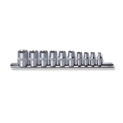 Zestaw nasadek 1/4" i 3/8" E-TORX 10el Jonnesway