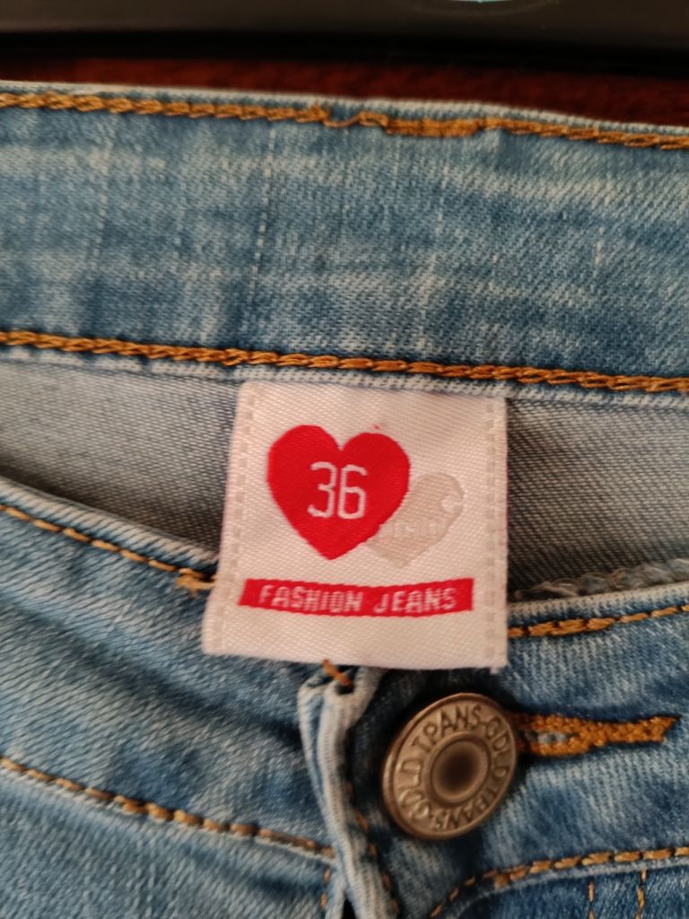 Calça de ganga usada