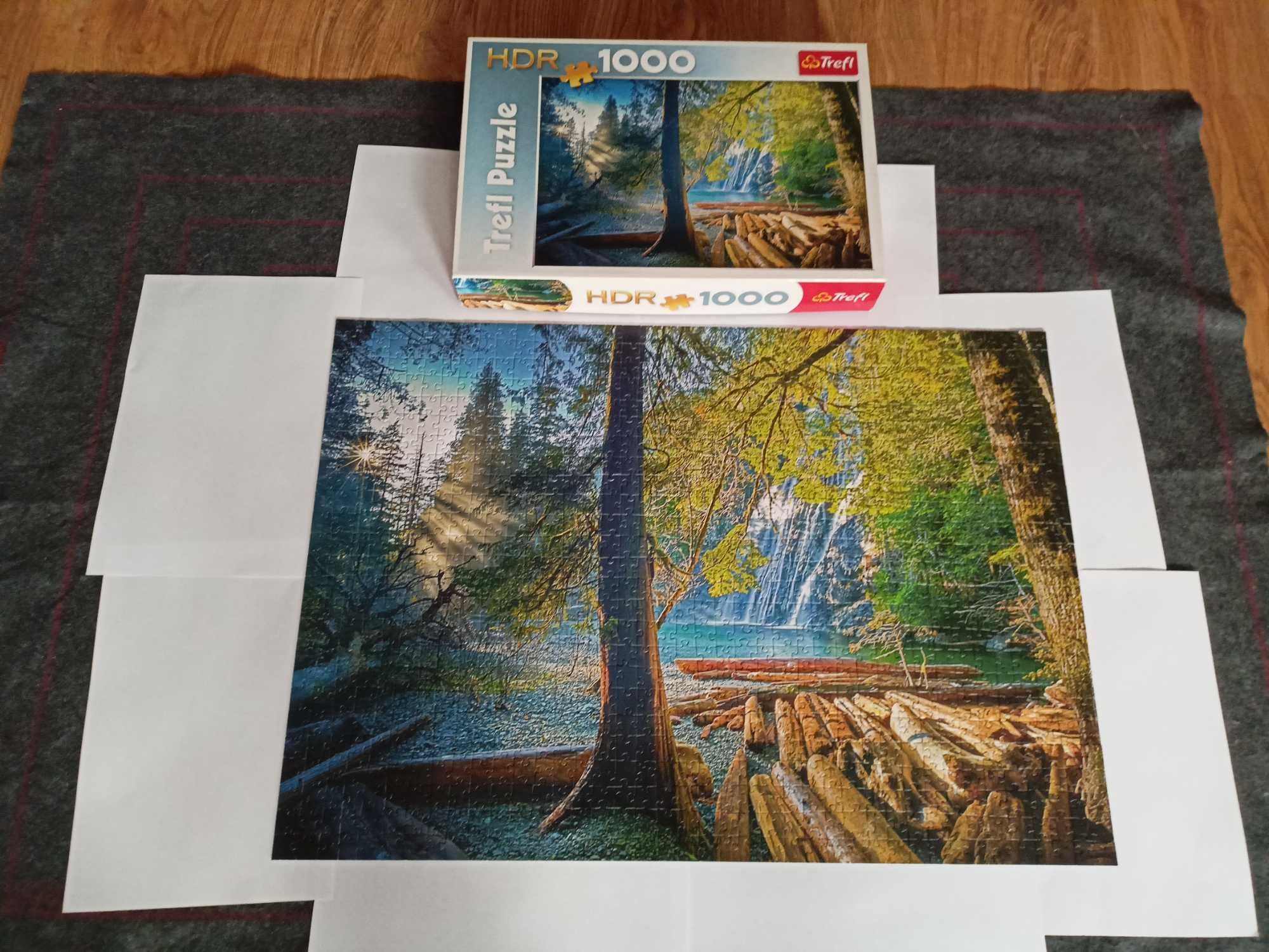 Unikatowe puzzle Trefl HDR Zaczarowany las 1000 elementów