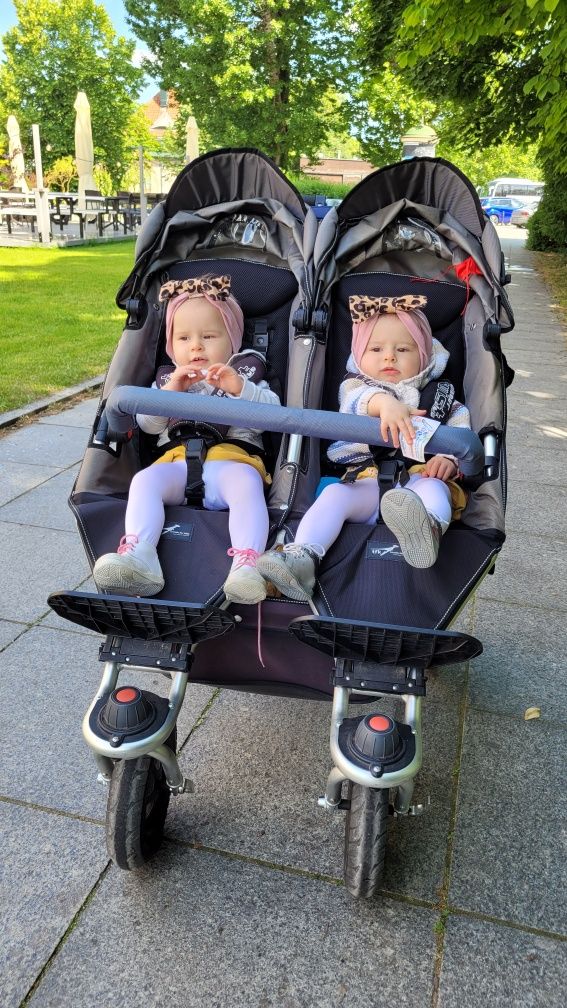 Wózek tfk twins komplet