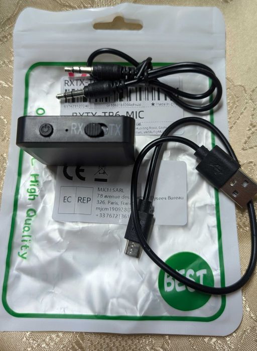 Адаптер ,блютуз , приём передача