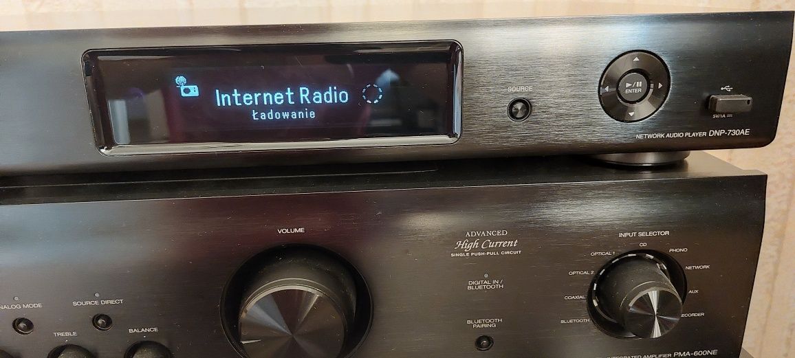 Zestaw Denon wzmacniacz PMA 600 + DNP 730