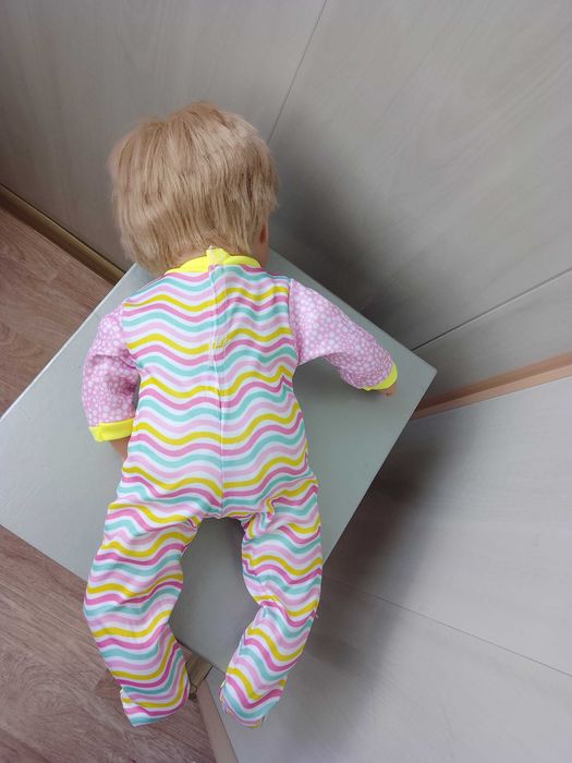 кукла Baby born Reborn  Сплюшка  45 см натуральные волосы