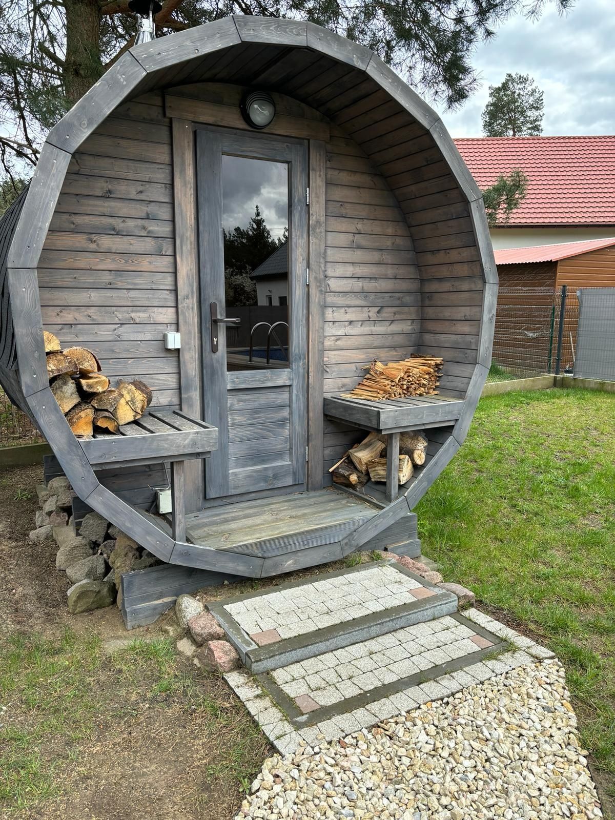 Domki na Mazurach "Ostródzkie Zacisze" basen, sauna, jacuzzi