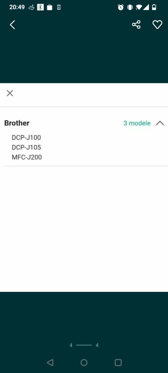 Tusz do drukarki Brother dcp J105 J100 J200