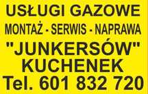Gazownik Serwis naprawa junkersów piecyków pieców gazowych