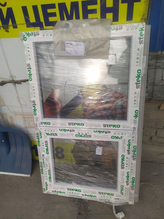 Вікна металопластикові бу, двері дерев'яні окно