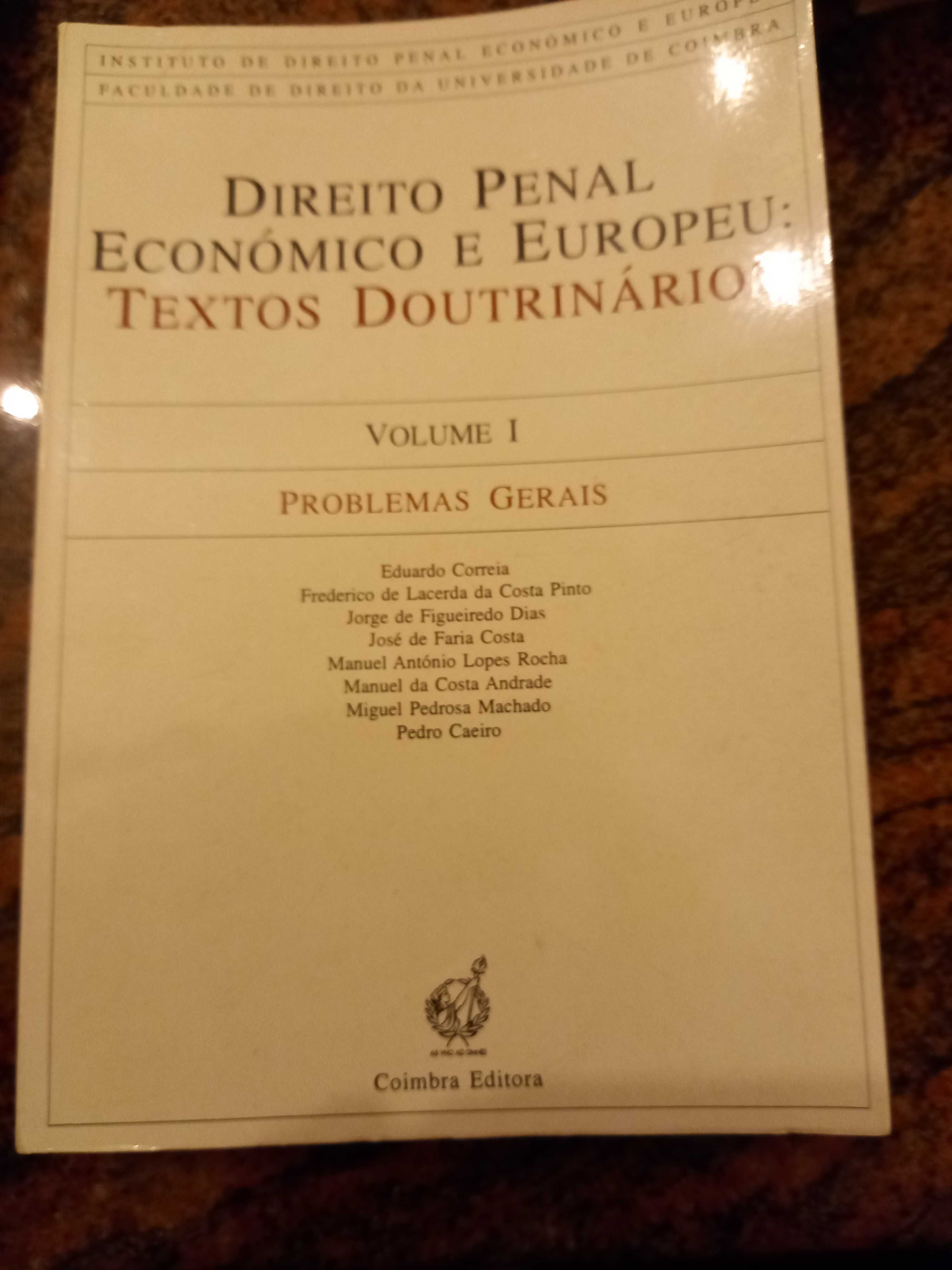 Livro direito penal económico e europeu