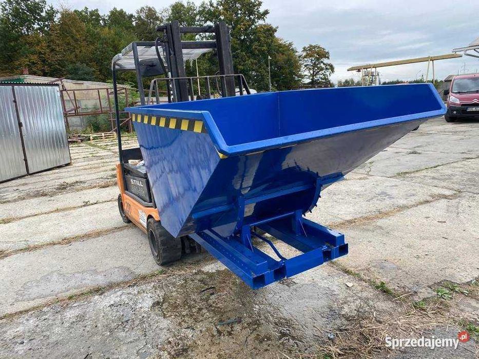 Kontener Samowyładowczy TK 3300 L, NOWA WERSJA Koleba Na Odpady