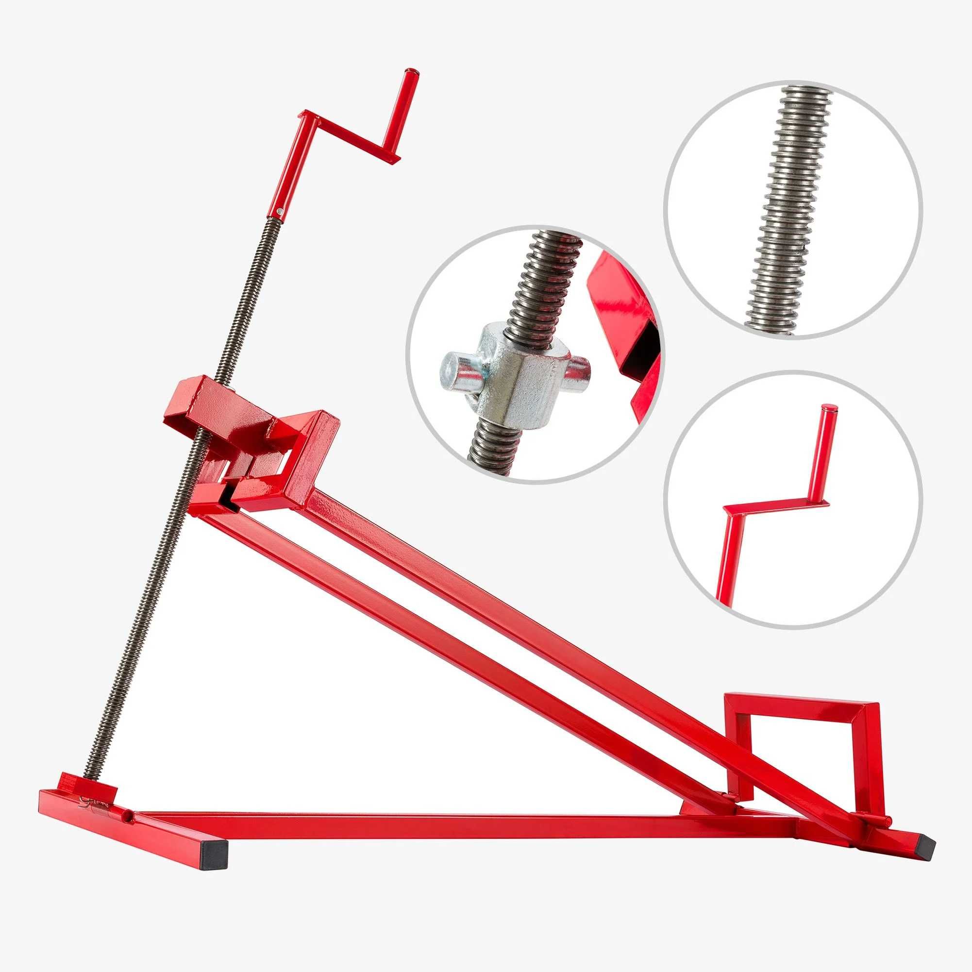 NOWY Mocny Podnośnik do kosiarki, quada, traktorka 450 kg + ADAPTER