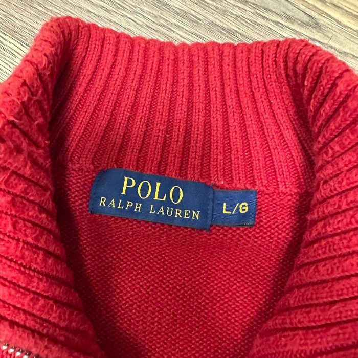 Світер 1/3 zip polo Ralph Lauren кофта зіпка Old Mani