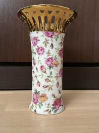 Фарфоровая вазочка ваза в цветочки