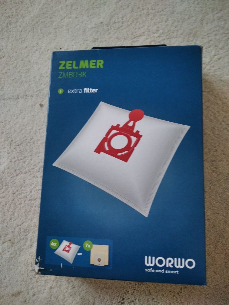 Zestaw: worki do odkurzacza+ filtr wylotowy