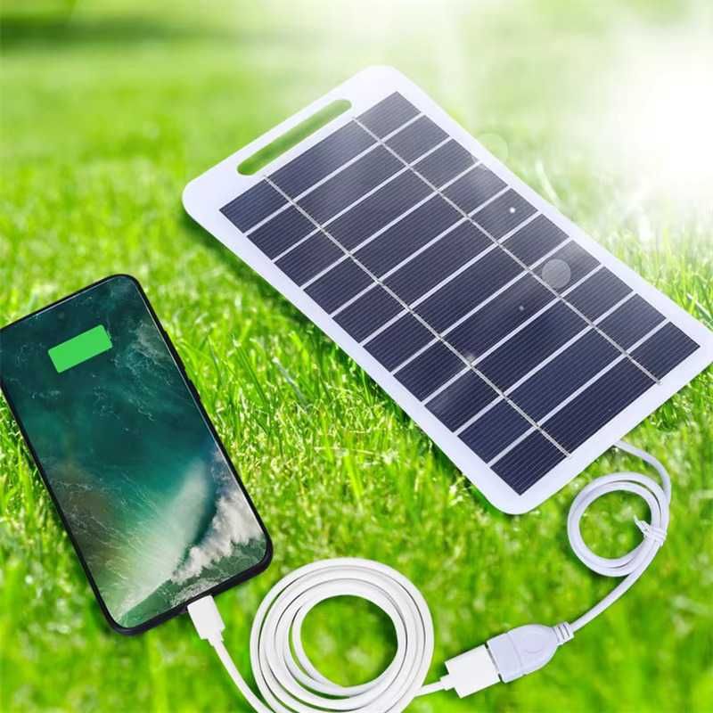 Painel solar de 2w 5w com usb , carregamento Telemóveis , baterias,etc