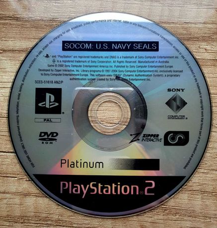 Socom U.S. Navy Seals gra Sony Playstation 2 PS2 Sama Płyta Tylko