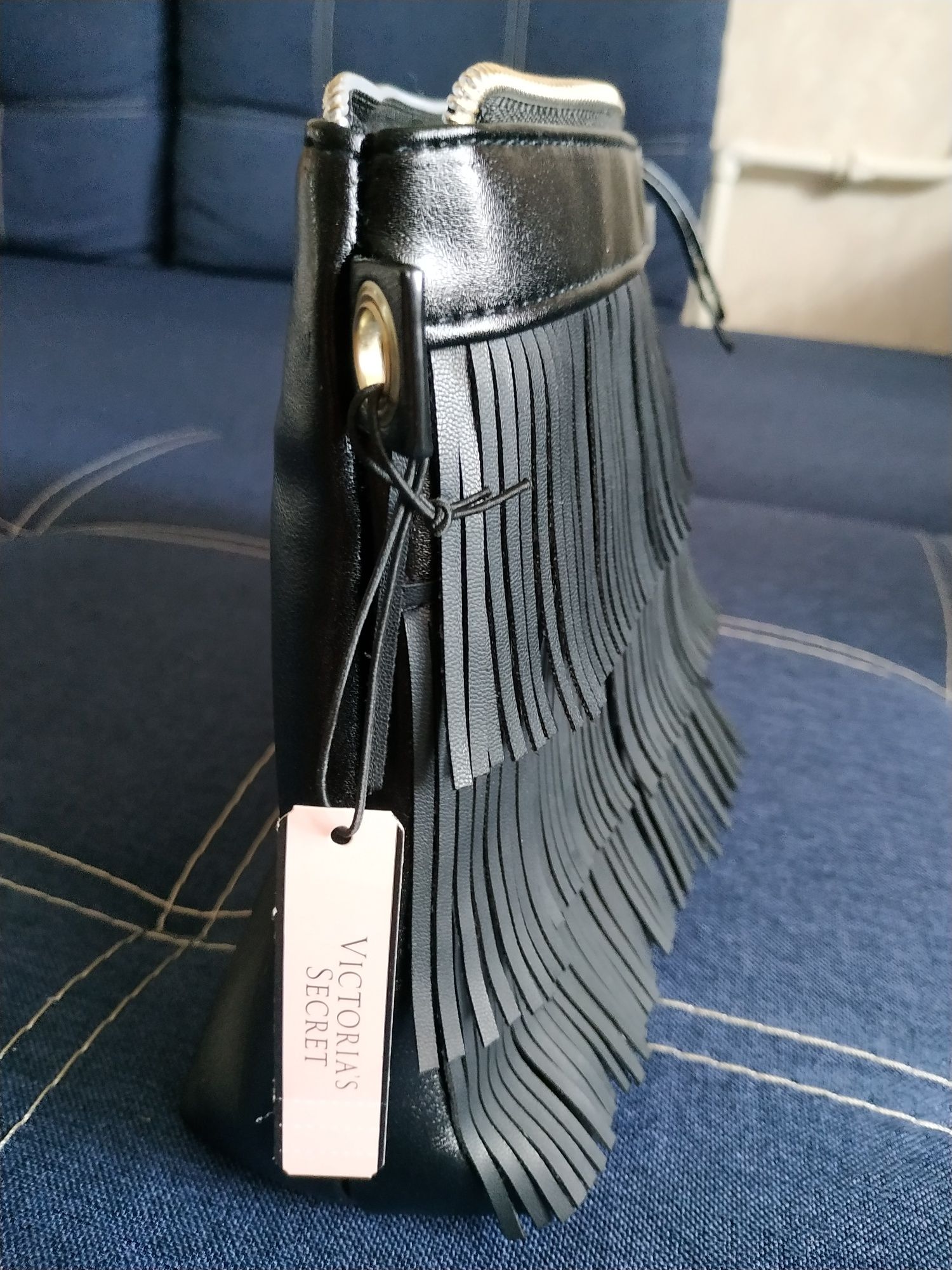 Косметичка сумочка клатч Victoria's Secret original с бахромой