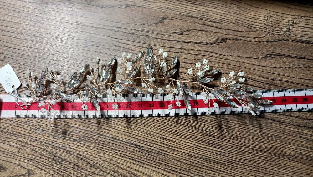 Ozdoba do włosów na ślub, wesele, komunie (NOWA)