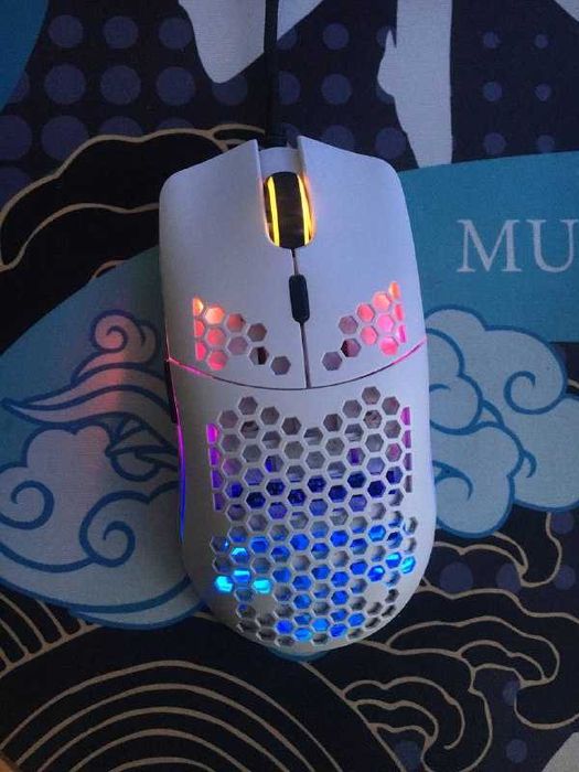 Миша Glorious Model O RGB USB White