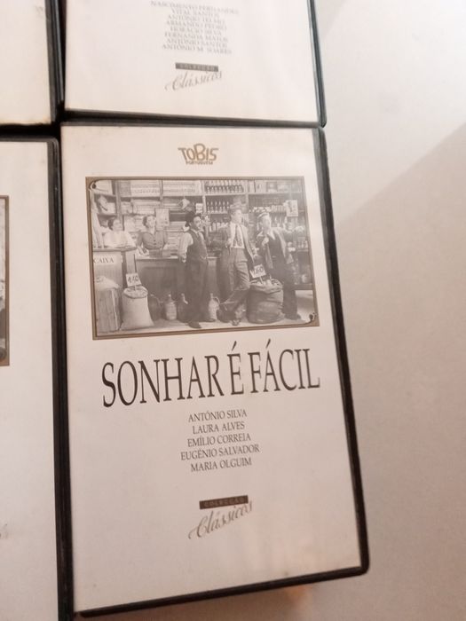 Cassetes filmes clássicos portugueses
