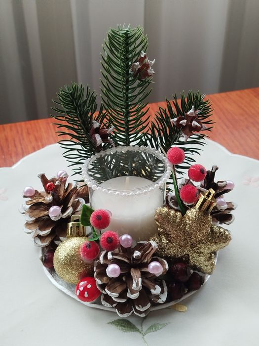 Підсвічники,  новорічний декор, наліпки,