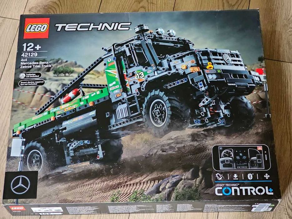 Nowe LEGO Mercedes Zetros z napędem 4x4 Technic 42129 sterowany KURIER