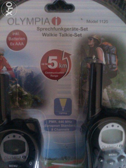 KRÓTKOFALÓWKI Walkie Talkie Olympia ***NOWE*** model 1120 ew. ZAMIANA