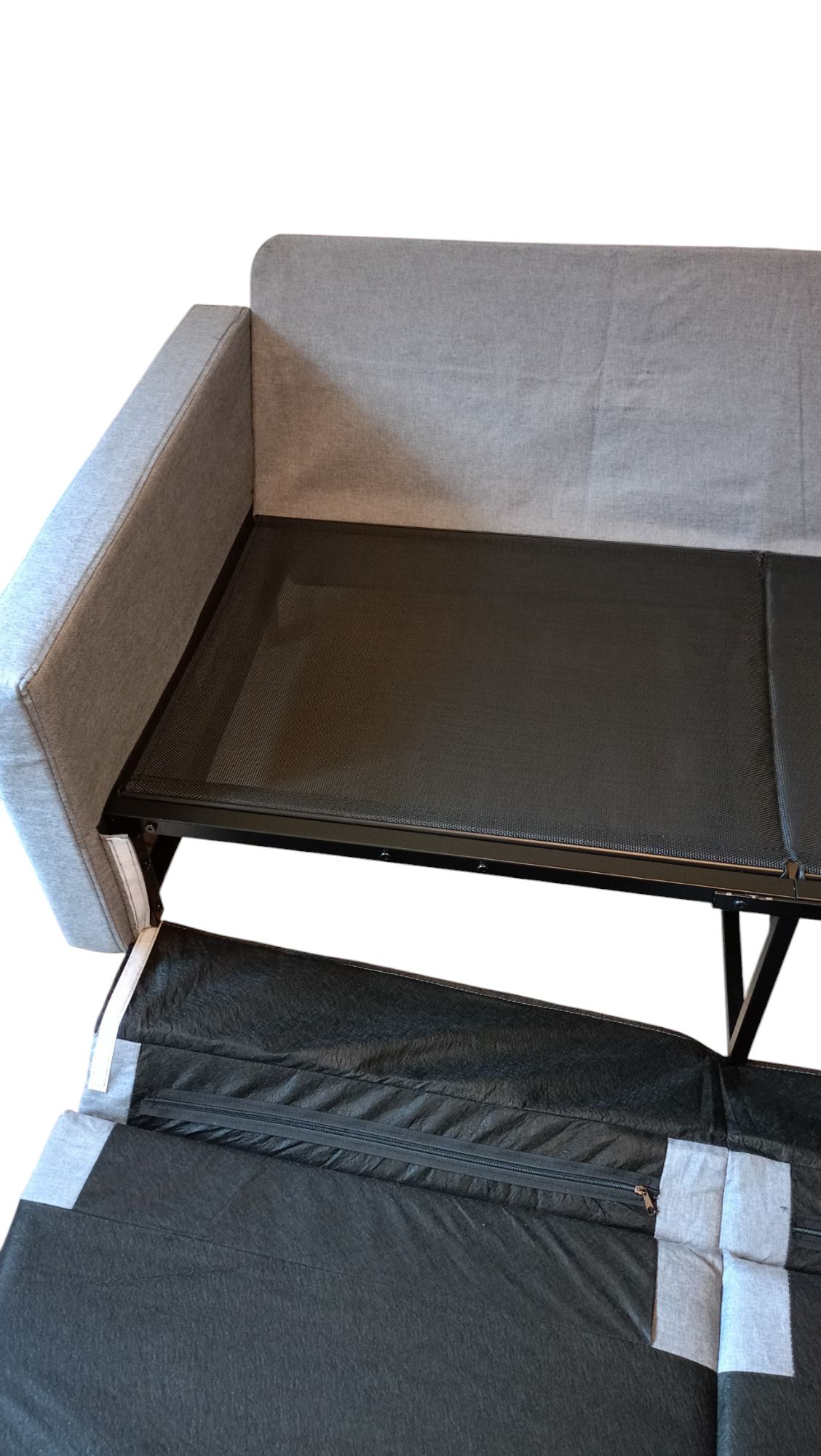 Sofa 2-osobowa jasnoszara