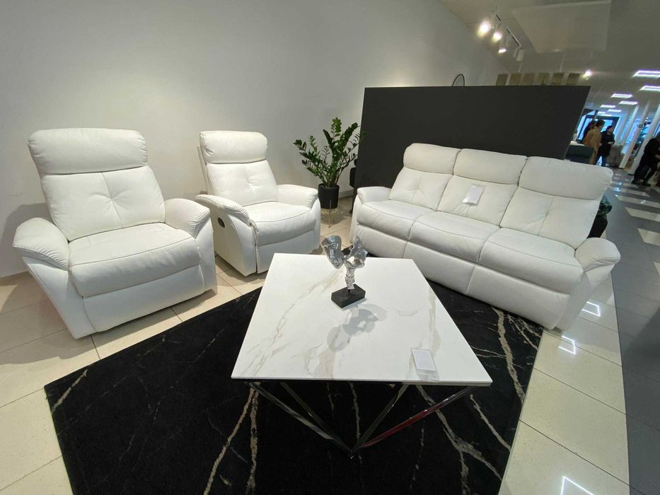 Ekskluzywny wypoczynek Lima 3+1+1 – Sofa i fotele w nowoczesnym stylu