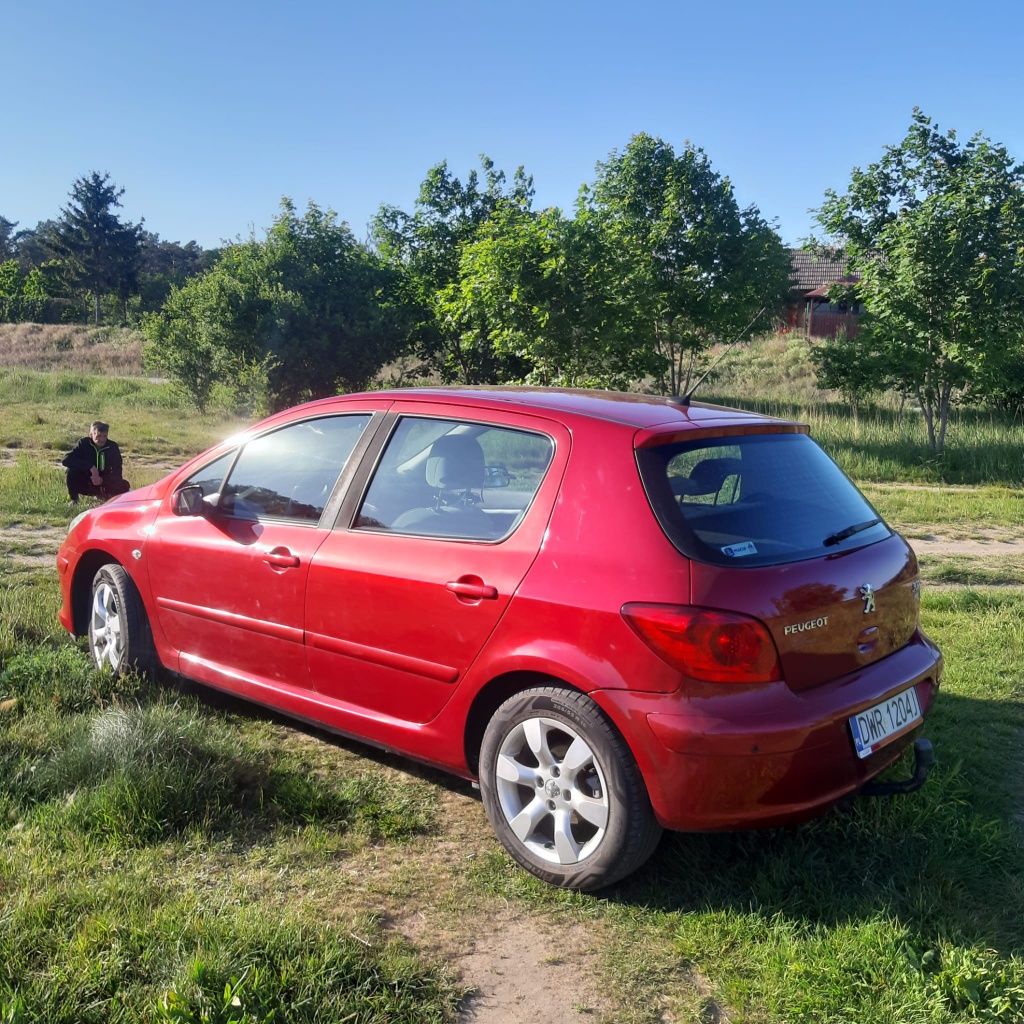 Peugeot 307 2.0HDI, II 2007r, 100 kW, poj. 1900cm³