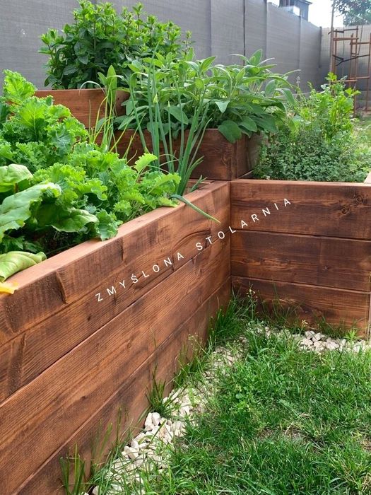 Podwyższone grządki gr. 4,5cm! Warzywnik, inspekt. PREMIUM! WYSYŁKA!