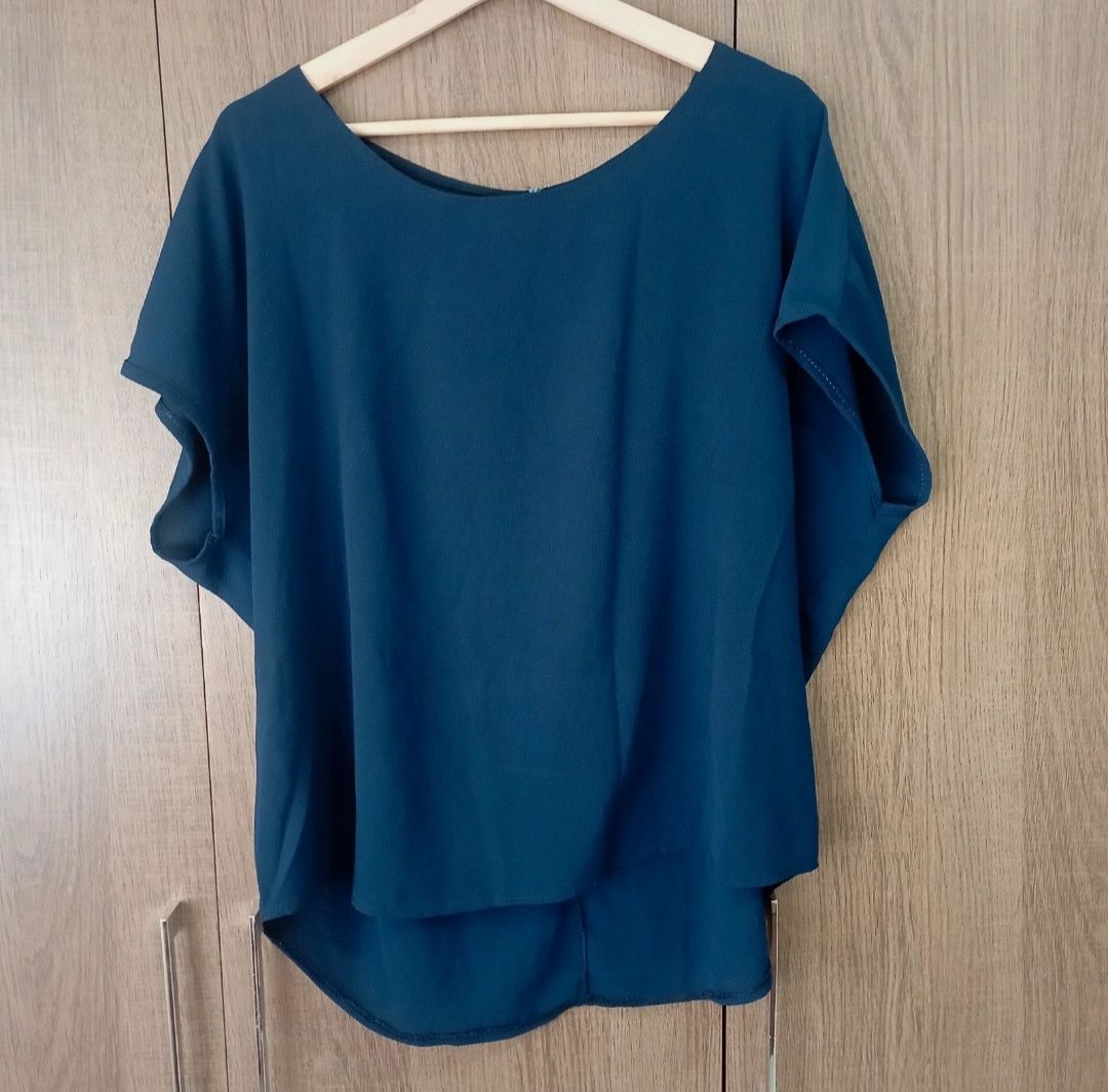 Blusa Azul Como Nova