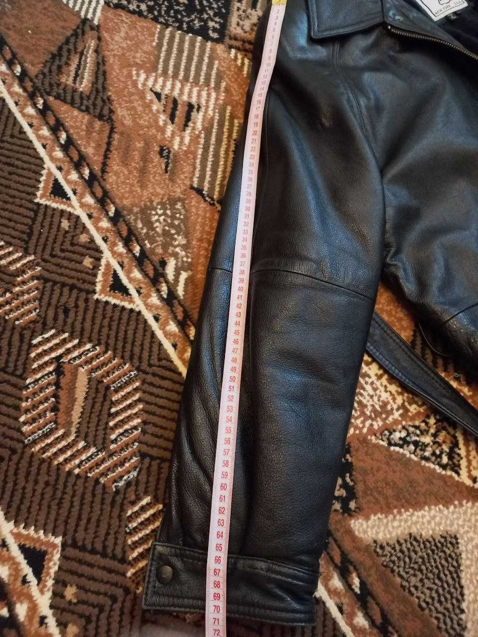 Зимова чоловіча шкіряна куртка Wilda Genuine Leather | США | Size L