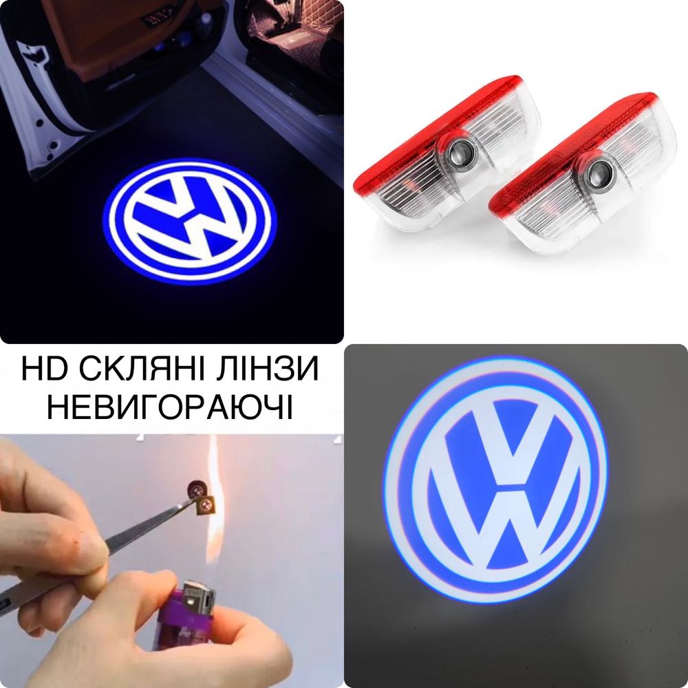 Volkswagen Passat B8 B7 B6 Touareg Golf Jetta підсвітка логотипом LED