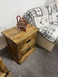 Nowa wyjatkowa szafka nocna, mała komoda, drzewo mango styl LOFT